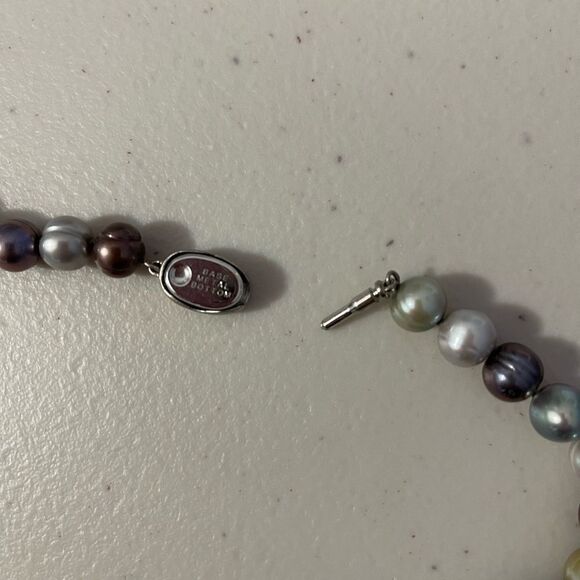 Multicolored pearl necklace - Picture 4 of 6